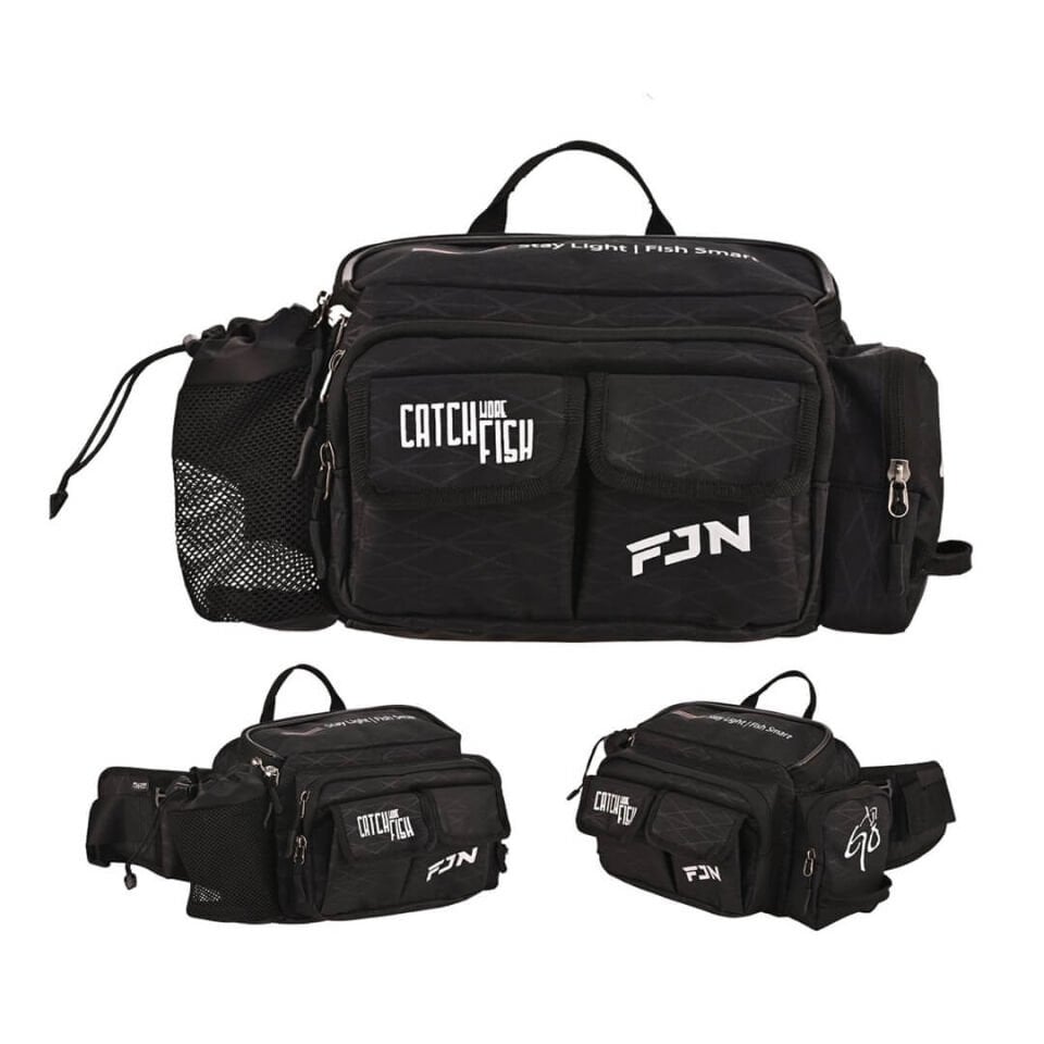 Fujin AjiGo Bel Çantası Black - Balıkçı Çantası