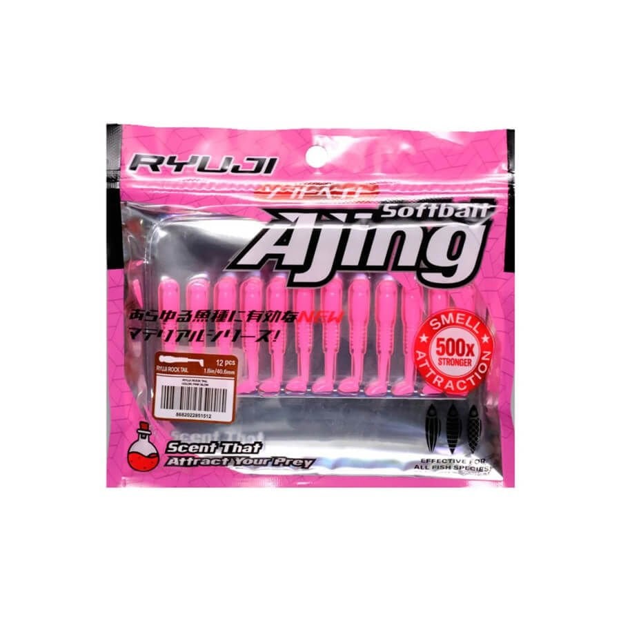 Ryuji Rock Tail 4 cm Kokulu Silikon Yem