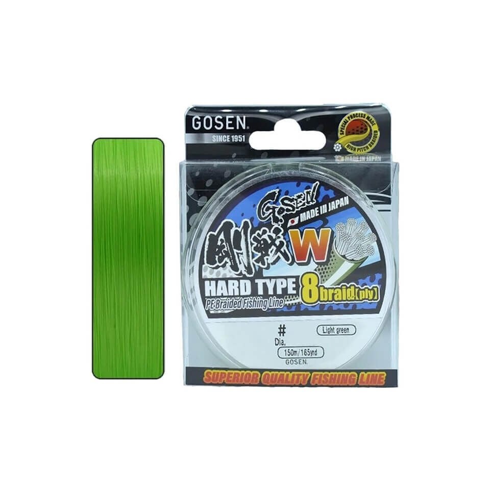 Gosen W8 Hard Type 150 Mt. Açık Yeşil İp Misina