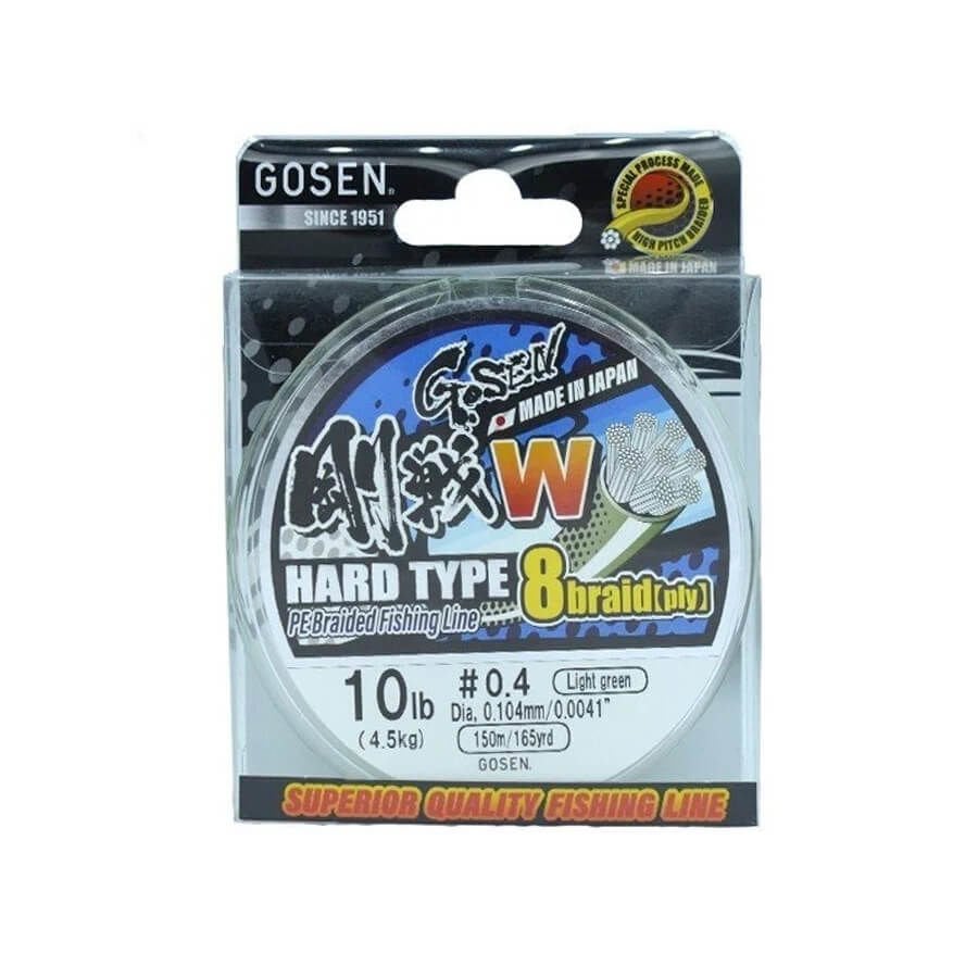 Gosen W8 Hard Type 150 Mt. Açık Yeşil İp Misina 0.6 PE