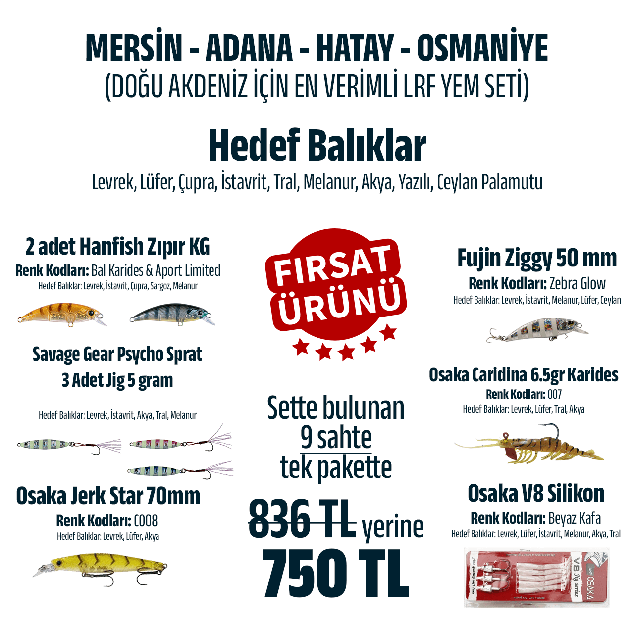 Doğu Akdeniz En iyi LRF Yem Paketi