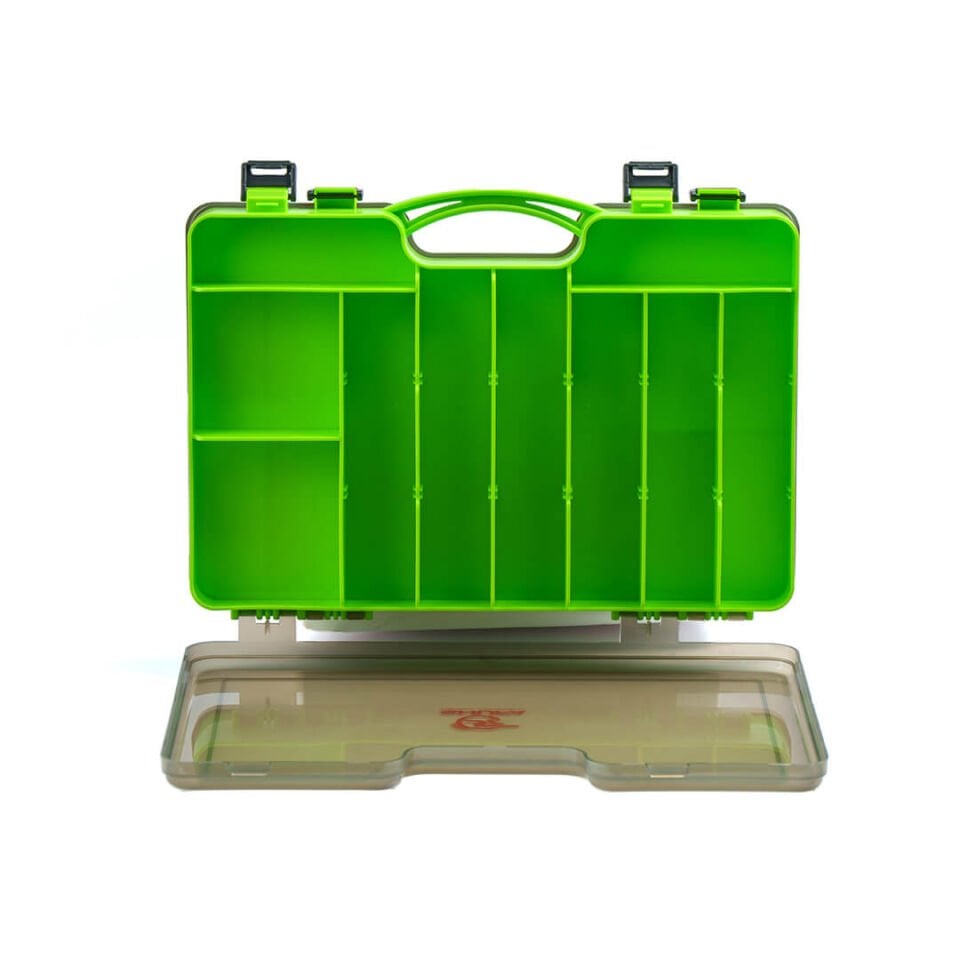 Shufa El Tutamaçlı Çift Taraflı Balıkçı Kutusu - Yeşil