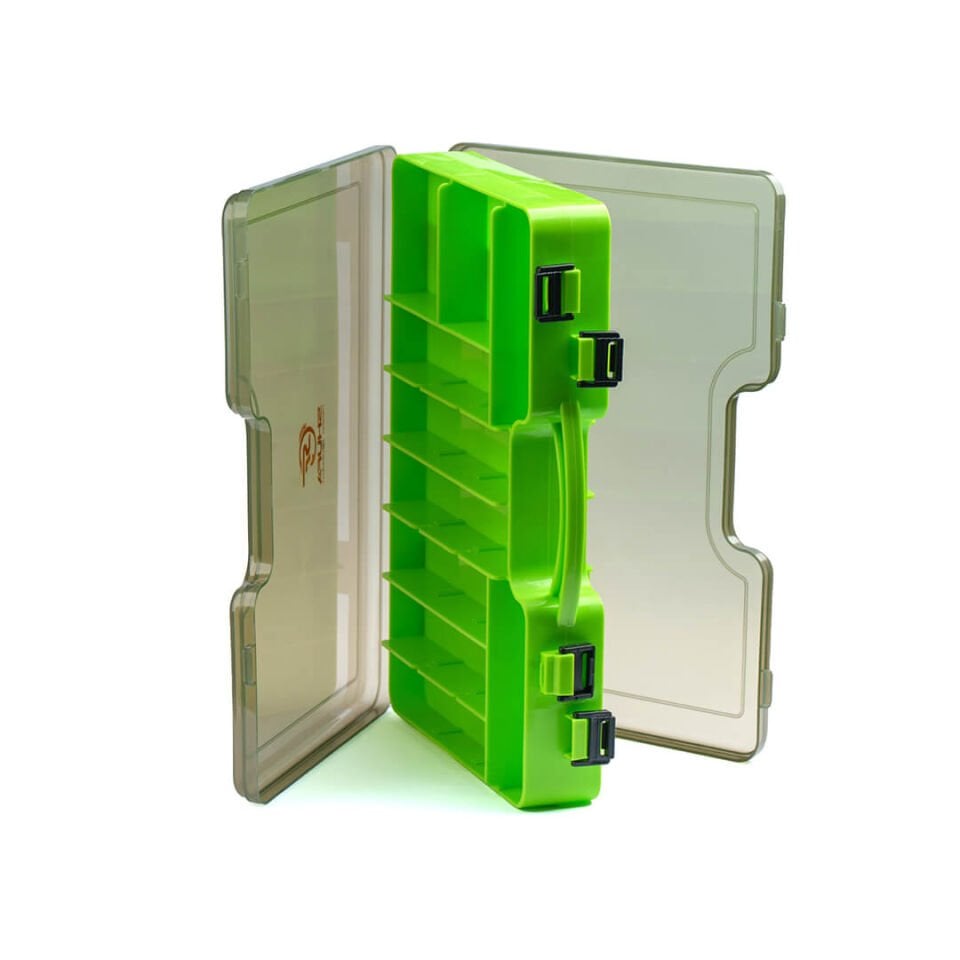 Shufa El Tutamaçlı Çift Taraflı Balıkçı Kutusu - Yeşil