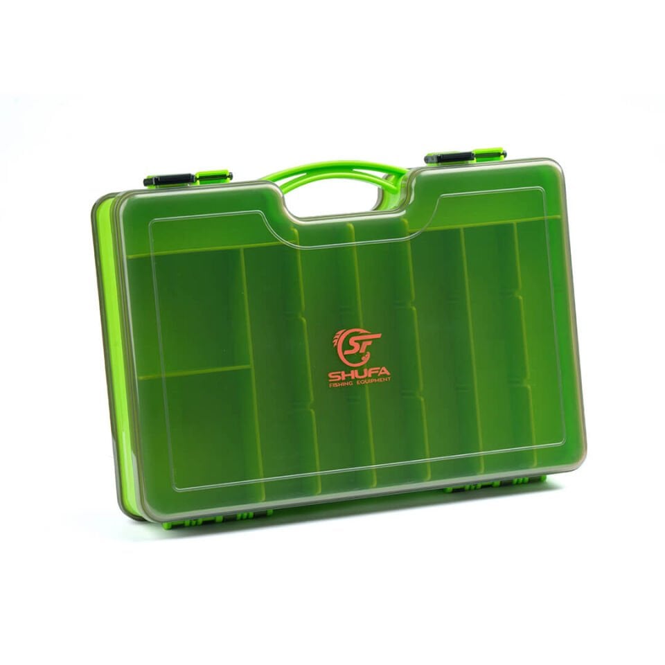 Shufa El Tutamaçlı Çift Taraflı Balıkçı Kutusu - Yeşil