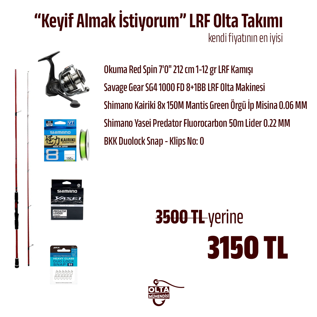 Keyif Almak İstiyorum LRF Olta Takımı