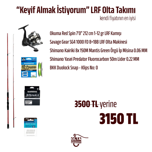 Keyif Almak İstiyorum LRF Olta Takımı