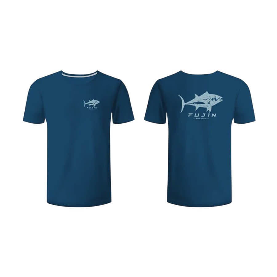 Fujin Tuna T-Shirt Mavi Large