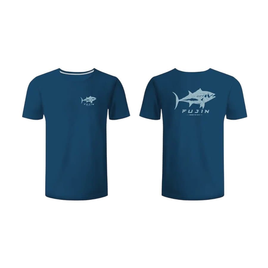 Fujin Tuna T-Shirt Mavi Large