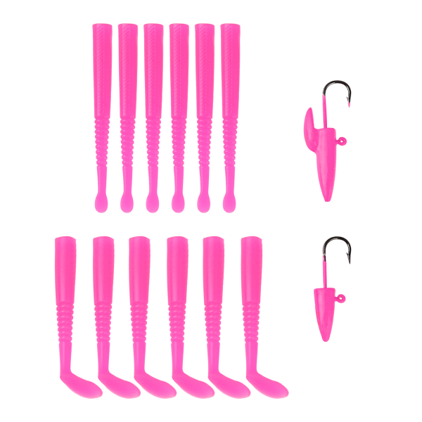 Fujin Micro Sandeel Kit - Silikon LRF Yemi PINK GLOW