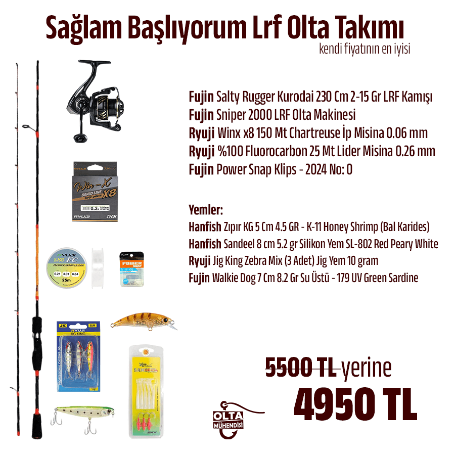 Sağlam Başlıyorum Lrf Olta Takımı