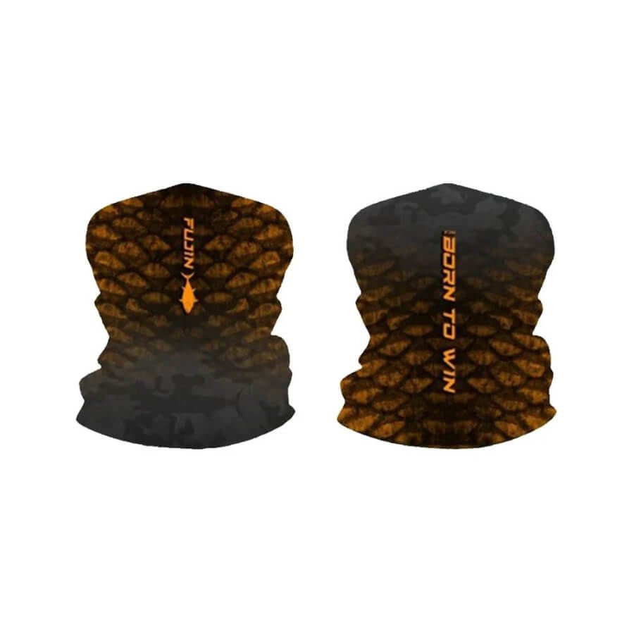 Fujin Neck Gaiter Boyunluk Camo Orange Scale