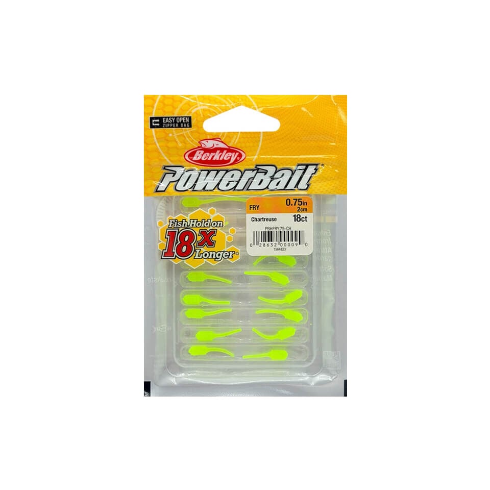 Berkley PowerBait Fry 2 Cm Silikon Yem - Chartreuse