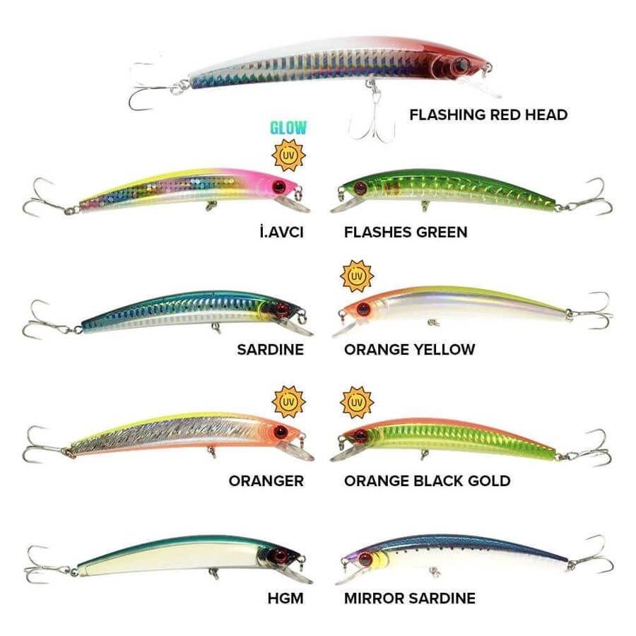 Fujin Crazy Minnow 110F 11 cm 12 gr Maket Balık