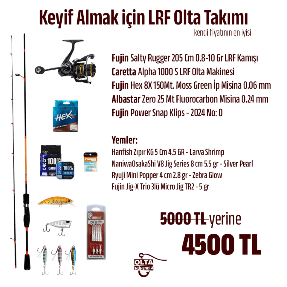 Keyif Almak için LRF Olta Takımı