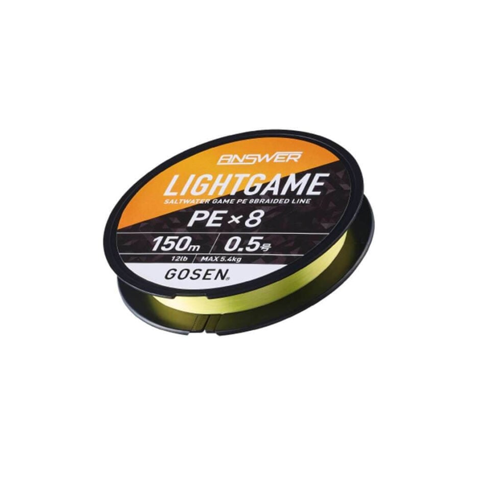 Gosen Answer Light Game x8 Yellow 150 Mt İp Misina