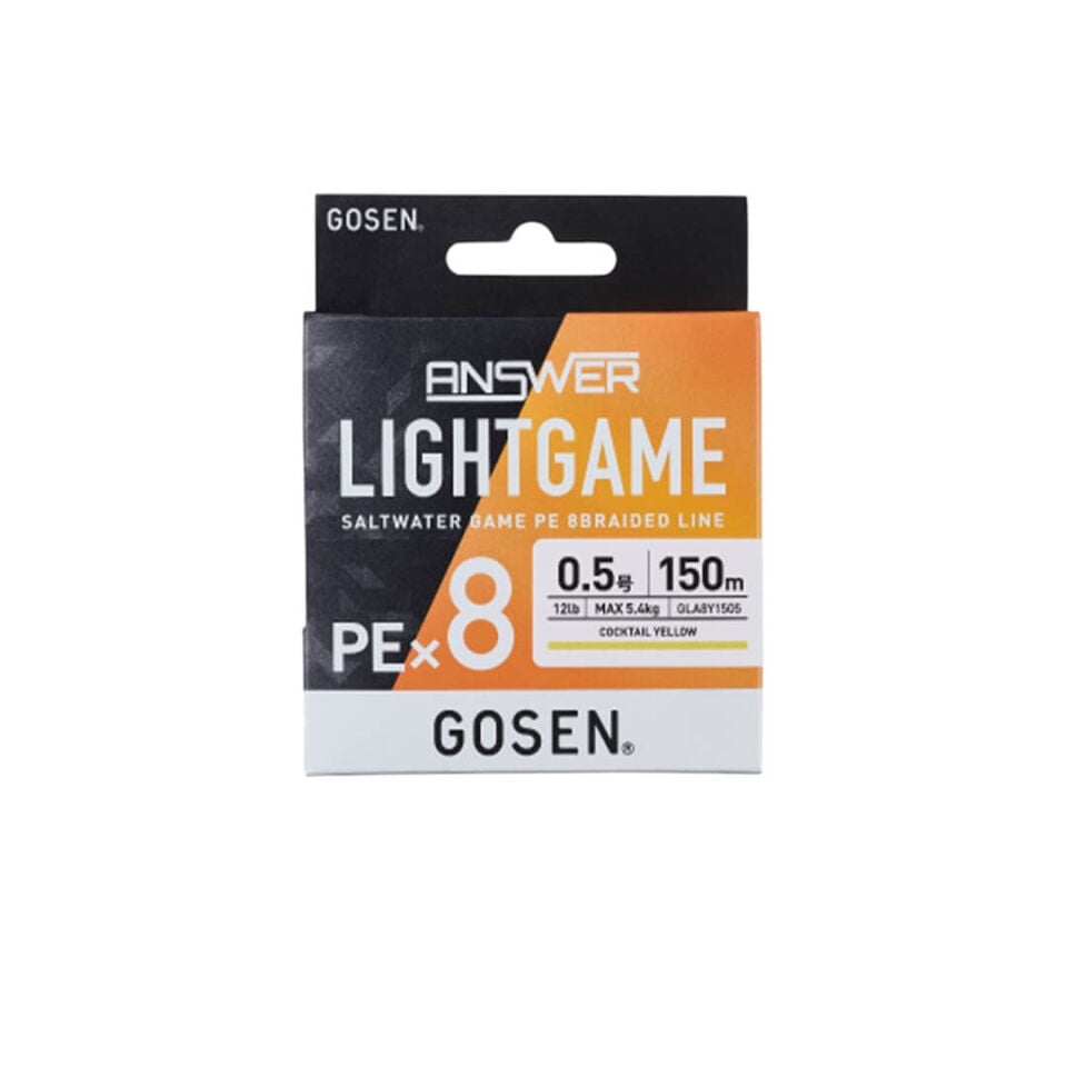 Gosen Answer Light Game x8 Yellow 150 Mt İp Misina