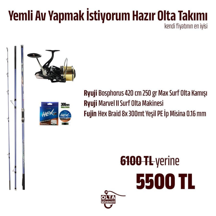 Yemli Av Yapmak İstiyorum Hazır Olta Takımı