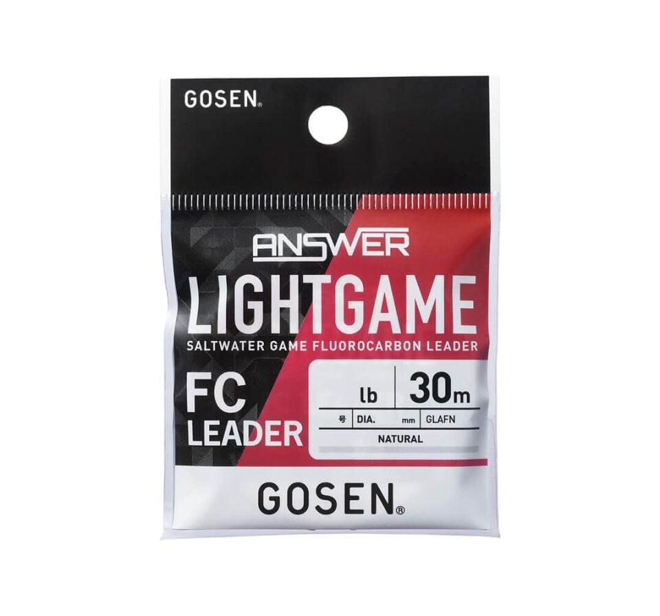 Gosen Answer Light Game 30 Mt Fluorocarbon Misina