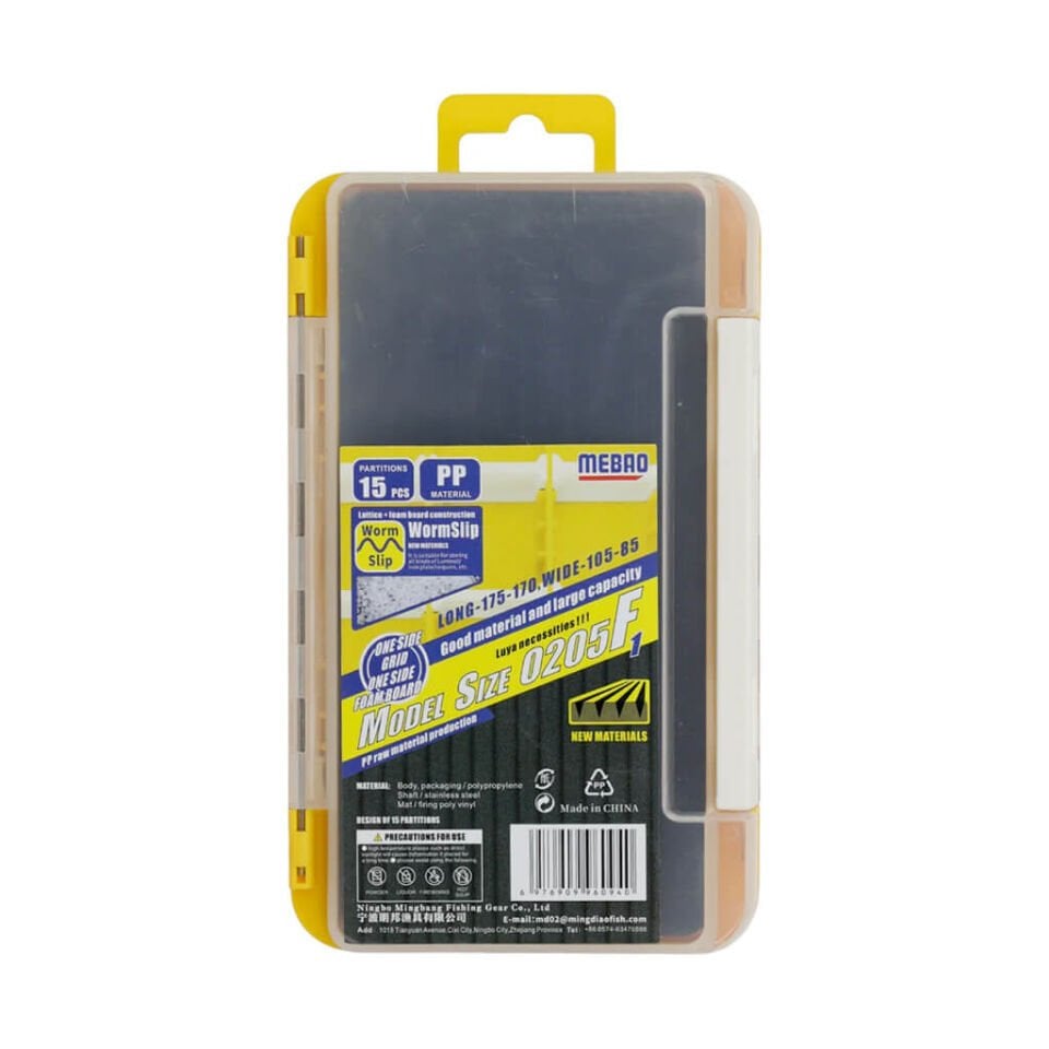 Mebao MBF1 Çift Taraflı EVA Maket ve Jighead Kutusu - Sarı