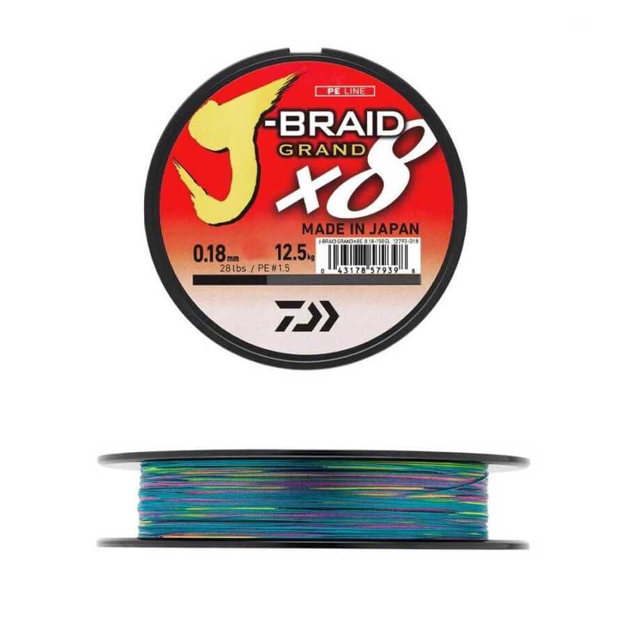 Daiwa J-Braid Grand 8B 300 Mt Multicolor İp Misina