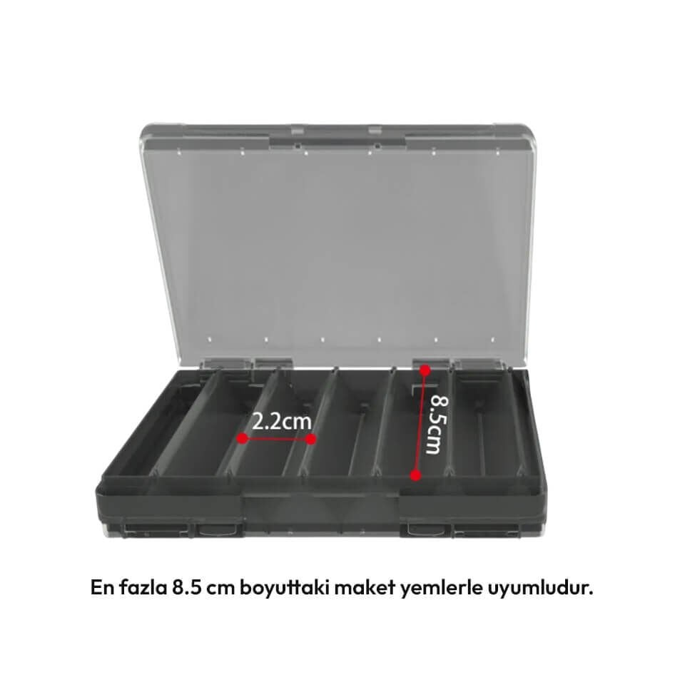 Mebao MBD4 Çift Taraflı Maket Yem Kutusu - Siyah