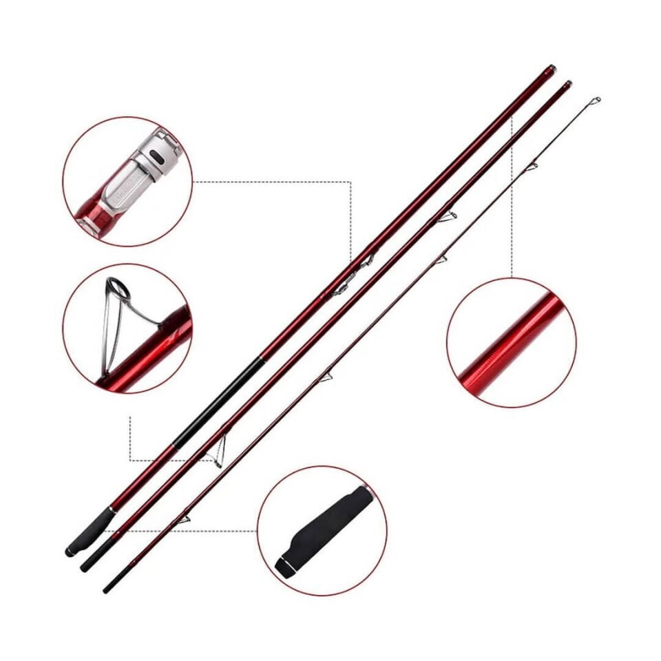 Noeby Surf Master Ax 425 Cm 100-250 Gr 3 Parça Surf Kamışı