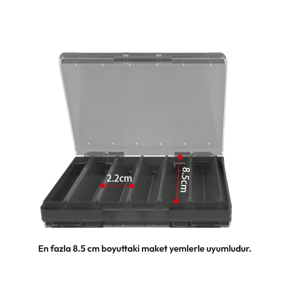 Mebao MBD4 Çift Taraflı Maket Yem Kutusu - Gri