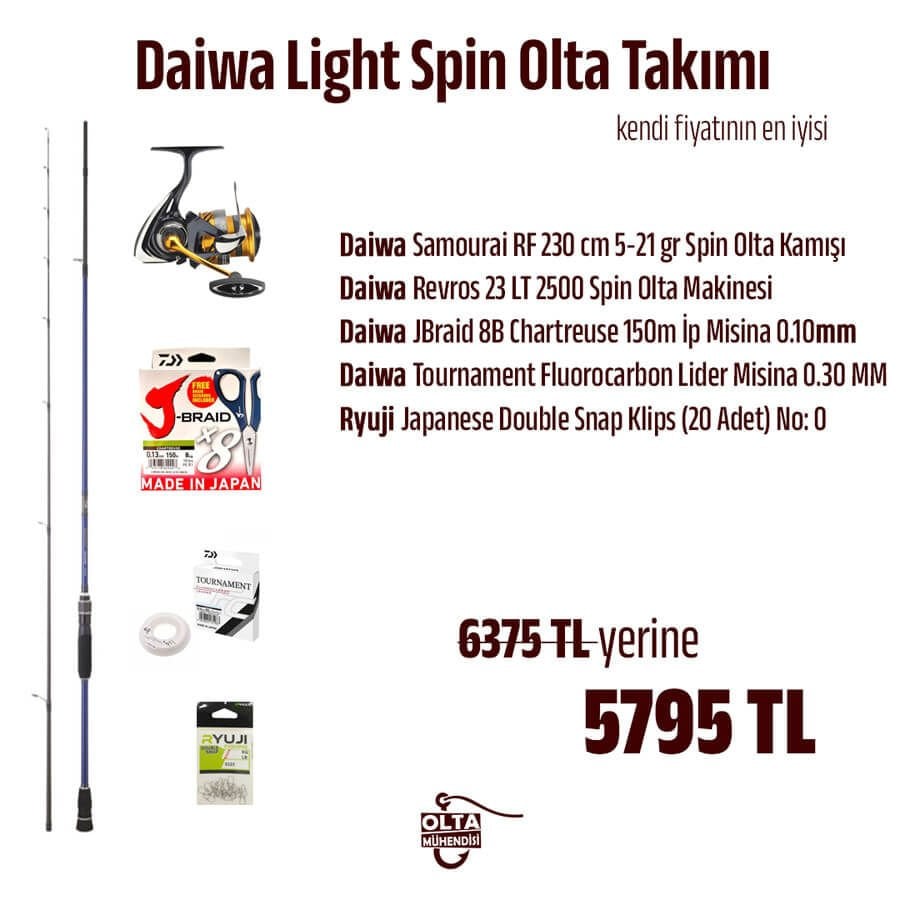 Daiwa Light Spin Olta Takımı