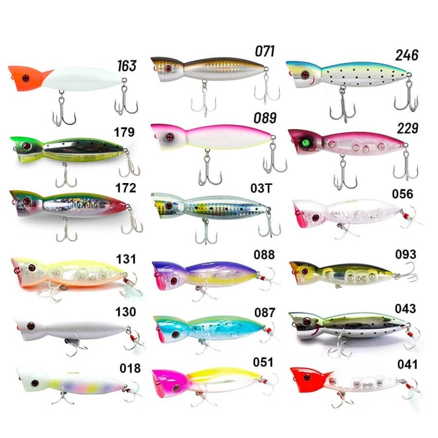 Fujin La-Nina 10 Cm 24 Gr Su Üstü Popper 018 Pearl Rainbow Glow