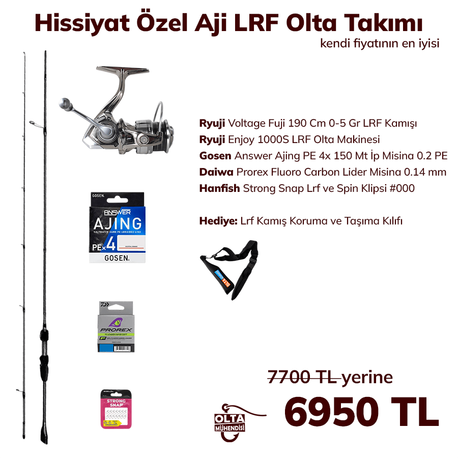 Hissiyat Özel Aji LRF Olta Takımı