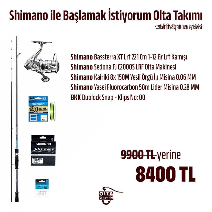 Shimano ile Başlamak İstiyorum LRF Olta Takımı