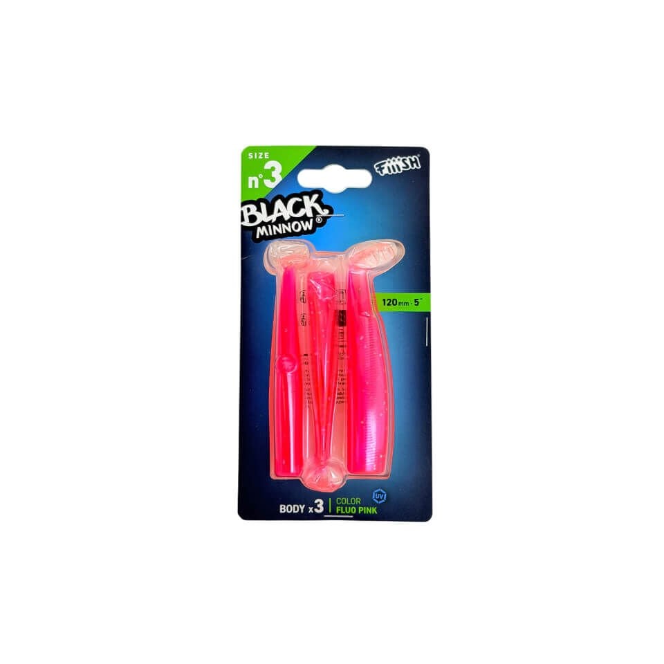 Fiiish Black Minnow BM120/3 BM351 3 Adet Gövde - Rose Fluo