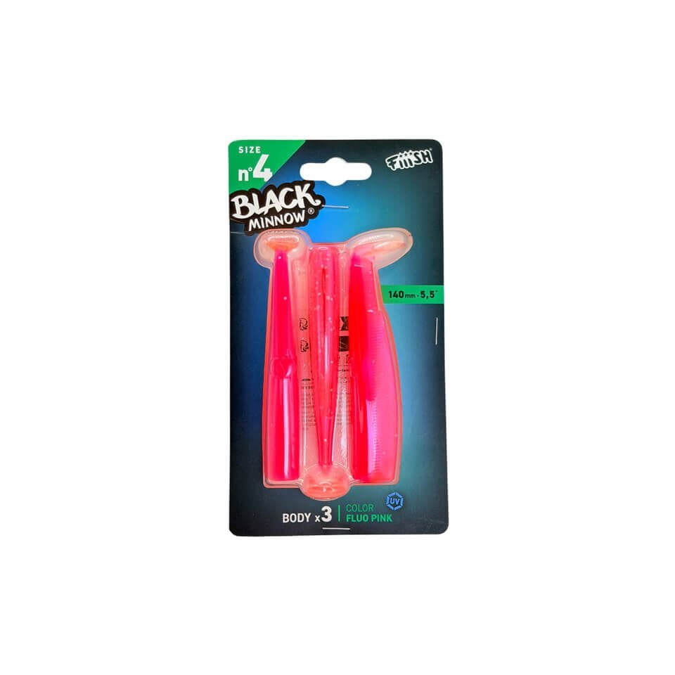 Fiiish Black Minnow BM140/4 BM353 3 Adet Gövde - Rose Fluo