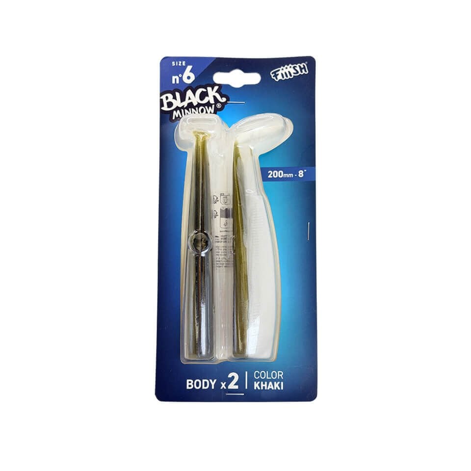 Fiiish Black Minnow BM200/6 BM041 2 Adet Gövde - Kaki