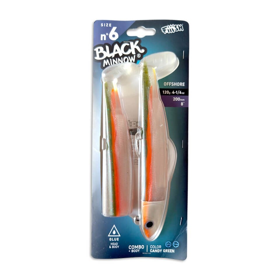 Fiiish Black Minnow BM200/6 BM1348 Combo Off Shore 120 Gr - Candy Green