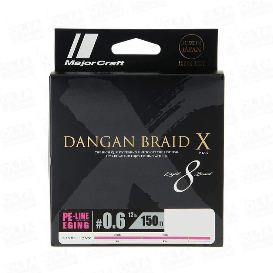 Major Craft Dangan X Braid 8x 150 mt Pembe İp Misina
