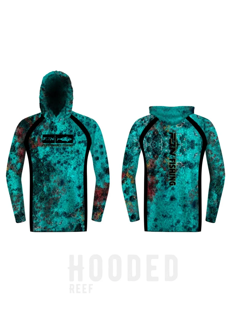 Fujin Performance Hooded Kapüşonlu T-Shirt Reef XLarge (XL)