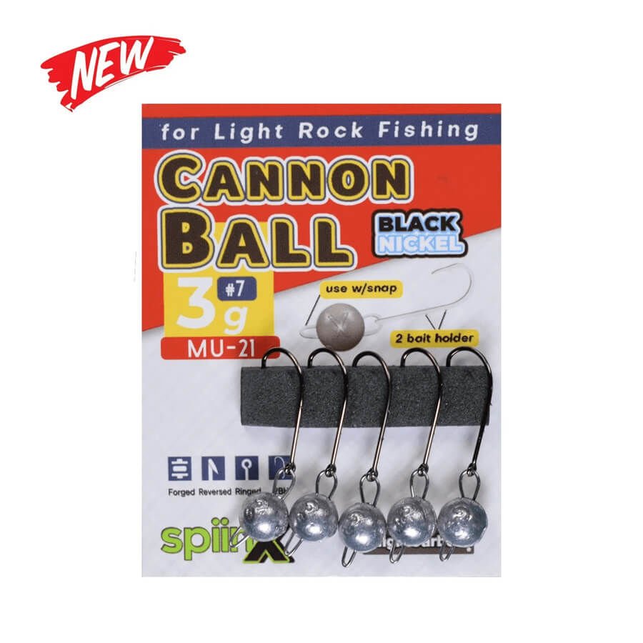 Spiinx Cannon Ball Ham Boyasız Mafsallı Jig Head - Hızlı Kargo