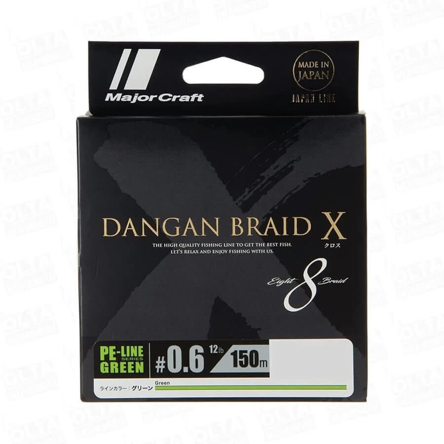 Major Craft Dangan X Braid 8x 150 mt Yeşil İp Misina