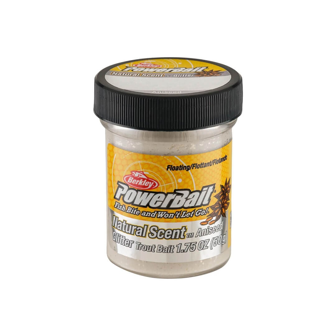 Berkley Powerbait Natural Scent Glitter Fish Pellets Hamur Yem - White