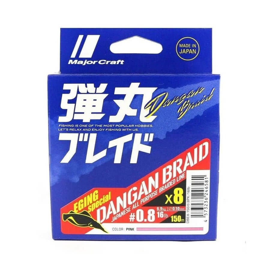 Major Craft Dangan Braid 8x 150mt Pembe İp Misina