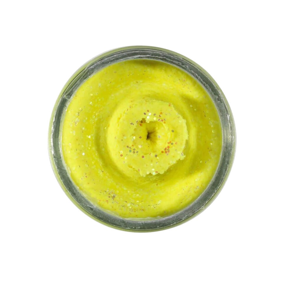 Berkley Powerbait Natural Scent Glitter Liver Hamur Yem - Sunshine Yellow