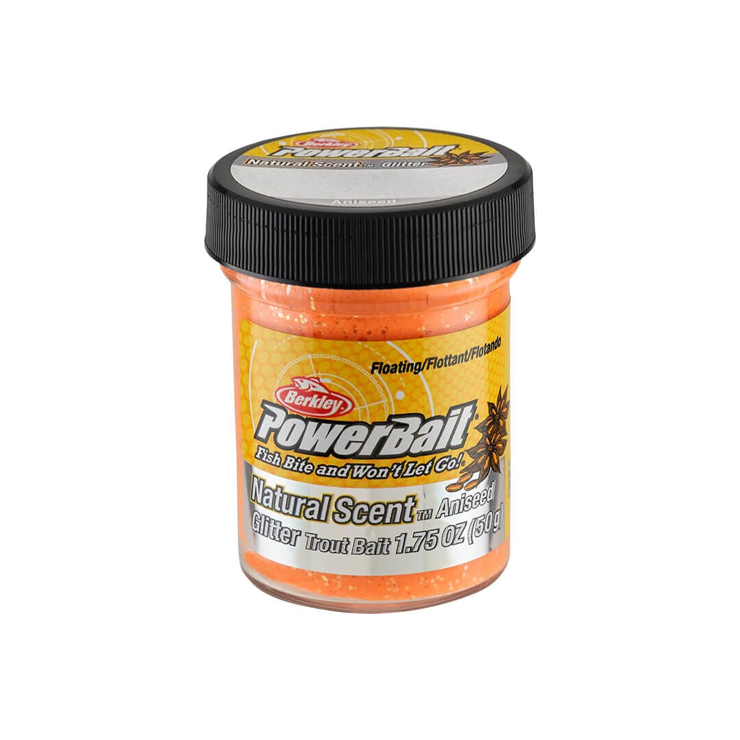 Berkley Powerbait Natural Glitter Trout Bait Crustacea Hamur Yem - F Orange