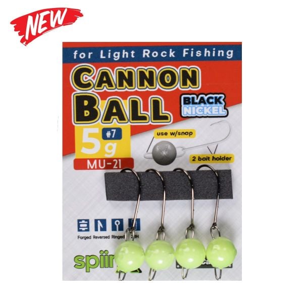 Spiinx Cannon Ball Glow Jig Head