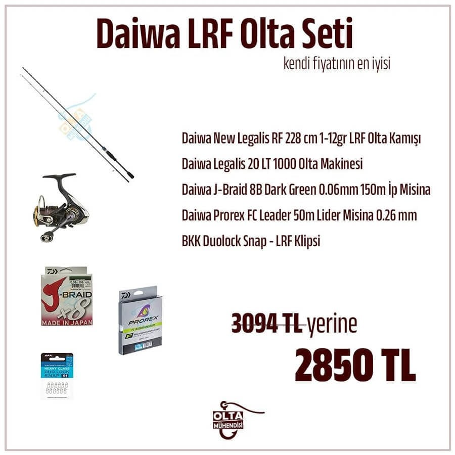 LRF Olta Takımı Seti - Daiwa Özel