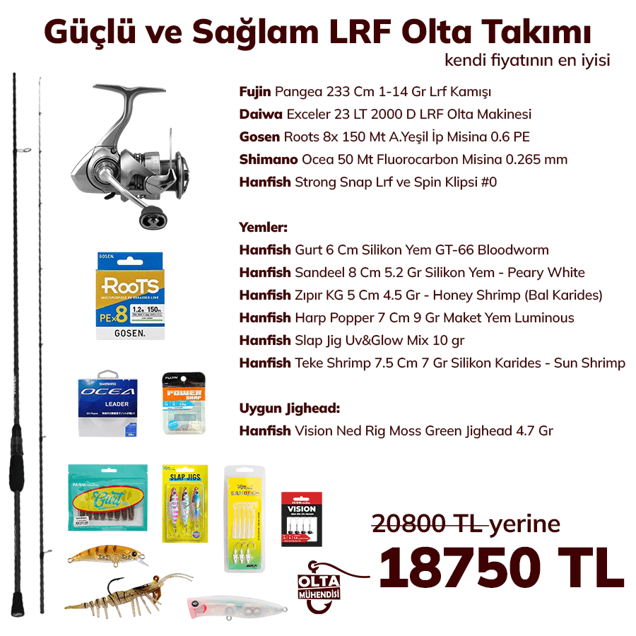 Güçlü ve Sağlam LRF Olta Takımı