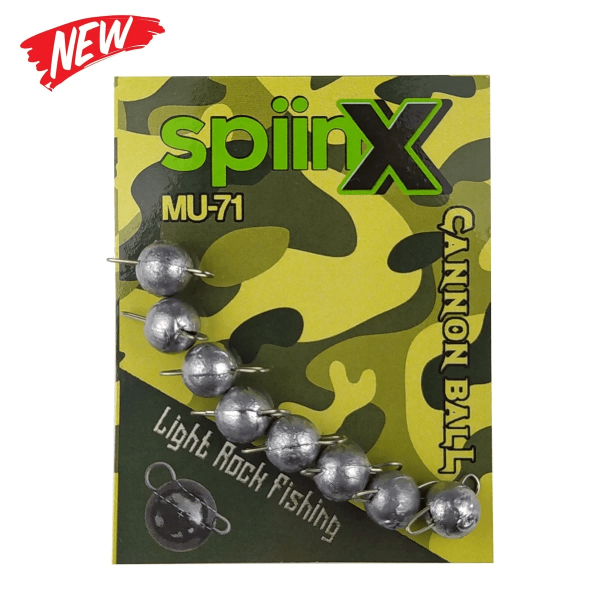 Spiinx Cannon Ball Jig Head Kurşunu Ham Boyasız