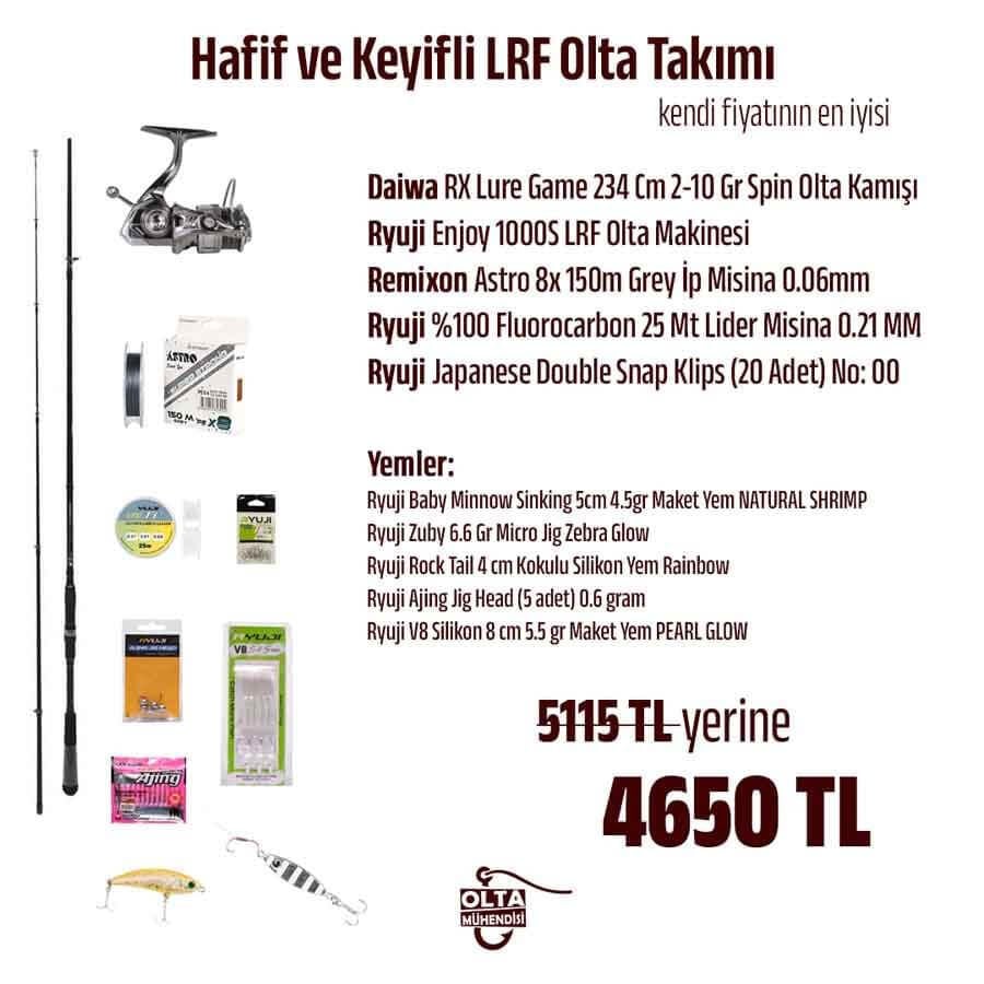 Hafif ve Keyifli LRF Olta Takımı