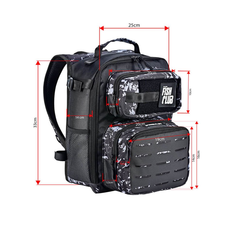 Fujin ProAji Back Pack Brown Camo Balıkçı Sırt Çantası - Hızlı Kargo