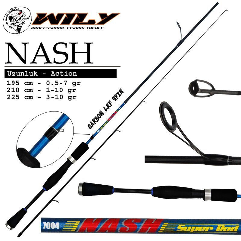 Wily Nash 195 Cm 0.5-5 Gr Lrf Olta Kamışı